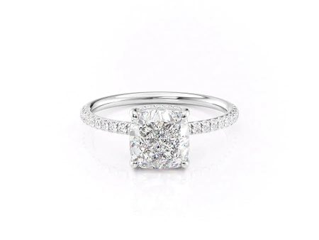 The Low Profile Kamellie Set With A 1 Carat Cushion Lab Diamond Discount