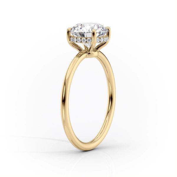 The Low Profile Kamellie Set With A 1.5 Carat Cushion Lab Diamond Discount