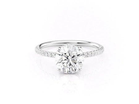 The Low Profile Kamellie Set With A 1 Carat Round Lab Diamond Online Sale