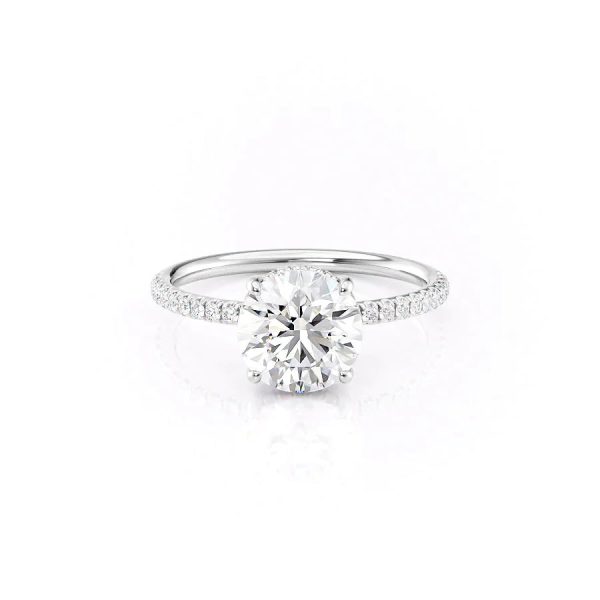 The Low Profile Kamellie Set With A 1 Carat Round Lab Diamond Online Sale