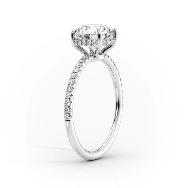 The Low Profile Kamellie Set With A 1 Carat Round Lab Diamond Online Sale