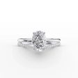 The Low Profile Kamellie Set With A 2.5 Carat Oval Lab Diamond Online Hot Sale