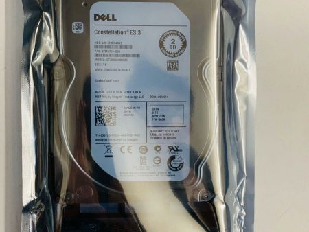 New Dell Constellation 2TB SATA 6Gbps 7.2k 3.5  HDD With Tray ST2000NM0033 For Discount