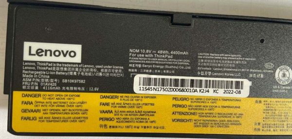 New Genuine Lenovo ThinkPad T470 T570 61+ P51S 01AV490 T470 01AV422 01AV424 01AV452 Battery 48WH For Discount