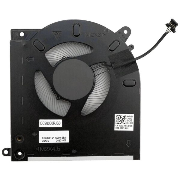 New Dell Alienware M15 R3 R4 RTX 2070 3070 12V CPU GPU Cooling Fan TG9V0 D1X38 Sale