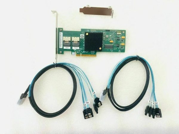 New LSI 6Gbps 9240-8i HBA IT Mode Bus Adapter Card with +2*SFF-8087 SATA Cable For Sale