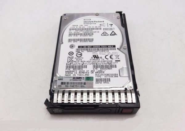 New HP ENTERPRISE 300GB SAS 12G 10K 2.5IN SC DS HDD 872735-001 872475-B21 For Sale