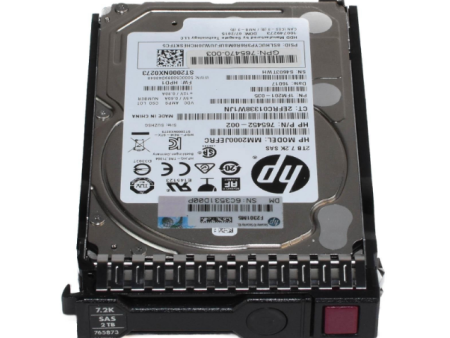 New HP Hard Drive 2TB 12G 7.2K 2.5″ SAS SC 512e HDD 765873-001 765466-B21 Online now