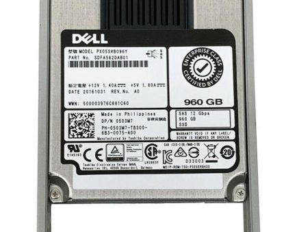 New Dell 960GB 12Gbps 0503M7 SAS Mix Use MLC 2.5 SSD PX05SVB096Y Online Hot Sale