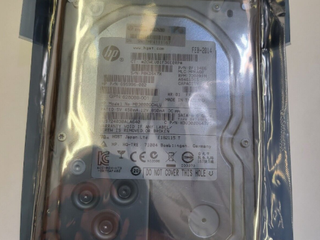 New HP 3TB 7.2K SATA LFF SC HDD 862129-001 861693-B21 For Discount