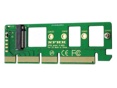 New M.2 NGFF M-Key to Desktop PCIe x4 NVMe 2242 2260 2280 M2 SSD Adapter Card Online now