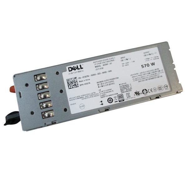 New Dell PowerEdge R710 T610 Server Power Supply 570W T327N MYXYM G0KD5 RXCPH VPR1M Online Hot Sale