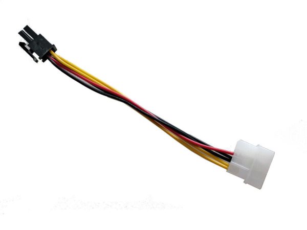 New Molex 4 Pin to 6 Pin PCI-Express PCIE Video Card Power Adapter Cable Fashion