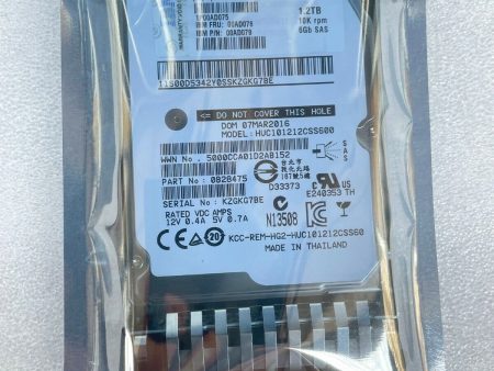 New IBM 1.2TB 10K 6GBPS SAS 2.5  G2HS Hard Drives 00AD075 00AD076 For Cheap