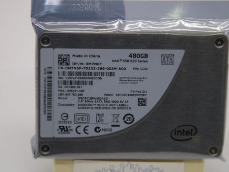 New Dell Intel 480GB SATA 2.5  HotPlug Solid State Drive SSDSC2BW480A3D M7N6F Cheap