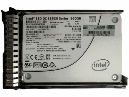 New Intel SSDSC2BB960G7P 960GB SATA SSD 869384-B21 869580-001 867213-004 For Sale