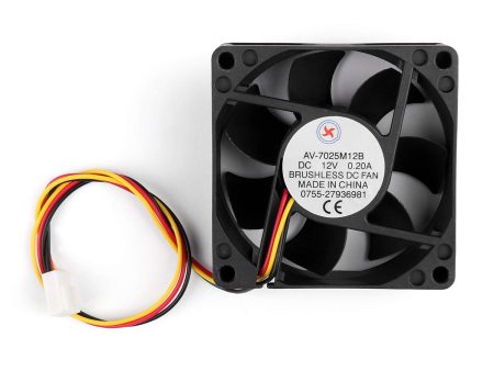 New AV-7025M12B DC Brushless Cooling PC Computer Fan 12V 7025B 0.2A 3 Pin Wire Discount