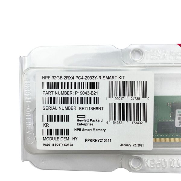 New Genuine HPE 32GB PC4-23400 ECC DDR4 SDRAM DIMM Memory RAM For Sale