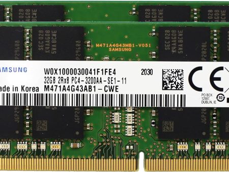 New 64GB 2x 32GB PC4-25600 Laptop SODIMM DDR4 260-Pin Memory RAM Supply