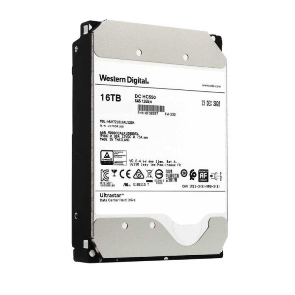 New WD 16TB SAS 12Gb s 7.2K RPM 512M Hard Drive 0F38357 Discount