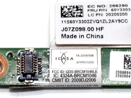 New Lenovo Thinkpad T430 T530 W530 X230 X230I 4.0 Bluetooth Board 60Y3253 60Y3303 60Y3305 For Cheap