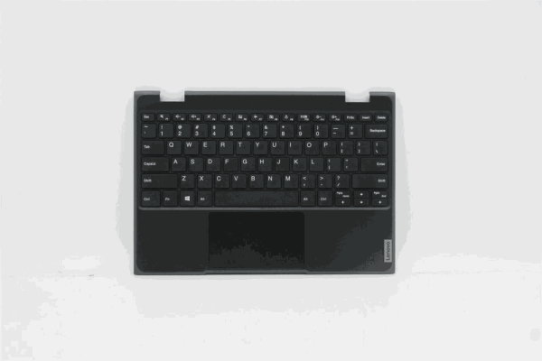 New Lenovo 100e 2nd Gen 82GJ Palmrest Touchpad Top Cover Keyboard US Black 5CB1B02531 Online now