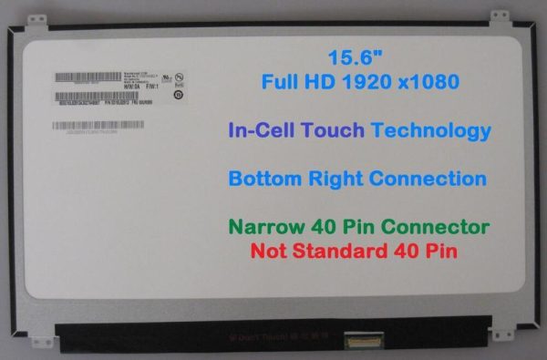 New NV156FHM-T00 V8.1 15.6  LCD LED FHD Touch Screen Lenovo FRU 01YR205 Online Hot Sale