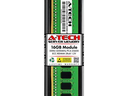 New A-Tech 16GB 2Rx8 PC4-25600R DDR4 3200MHz ECC REG 288-Pin RDIMM Server Memory RAM For Discount