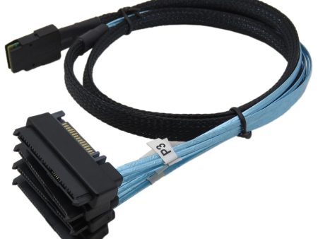 New Mini SAS 36P SFF-8087 to 4 SFF-8482 Connectors With SATA Power Cable Sale