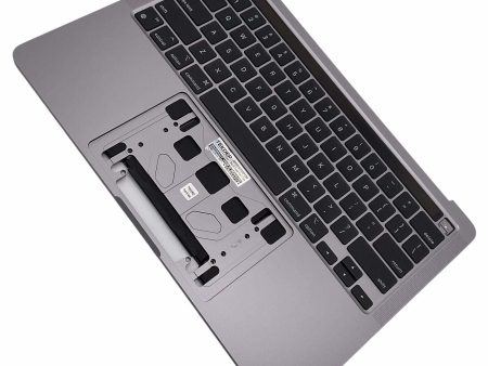 Apple MacBook A2338 Pro M1 2020 Gray Palmrest Top Case Keyboard With Touch Bar Grade A 661-18432 Discount