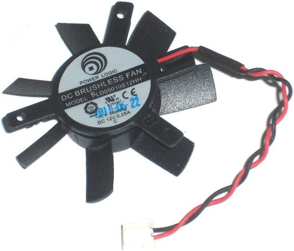 New Power Logic PLD05010S12HH 12V 0.25A 2.0Pin Graphics Card Cooling Fan For Sale