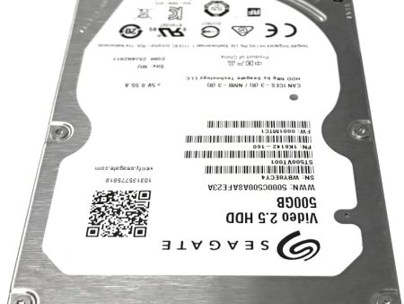 New Seagate Video 500GB 5400RPM SATA 2.5  Hard Drive for Laptops PS4 XBOX ST500VT000 Discount