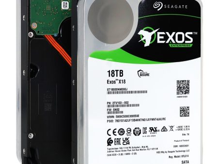 New Seagate Exos X18 18TB SATA 3.5  Enterprise Internal Hard Drive ST18000NM000J Cheap