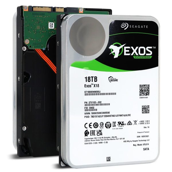 New Seagate Exos X18 18TB SATA 3.5  Enterprise Internal Hard Drive ST18000NM000J Cheap