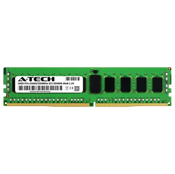 New A-Tech 16GB 2Rx8 PC4-25600R DDR4 3200MHz ECC REG 288-Pin RDIMM Server Memory RAM For Discount